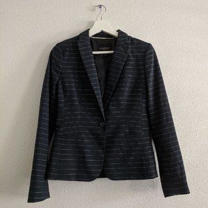 BANANA REPUBLIC Pinstripe Classic One Button Blazer Size 2